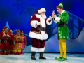 Paul C. Vogt (Santa) and James Moye (Buddy) with Santa's Elves