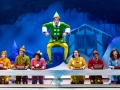 James Moye (Buddy), center, and Santa's Elves
